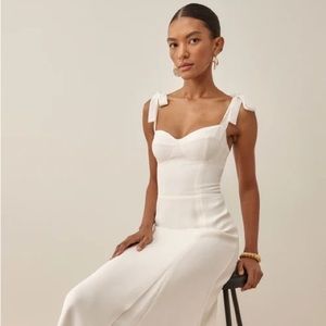 NWT Reformation Nadira Dress 6 Ivory